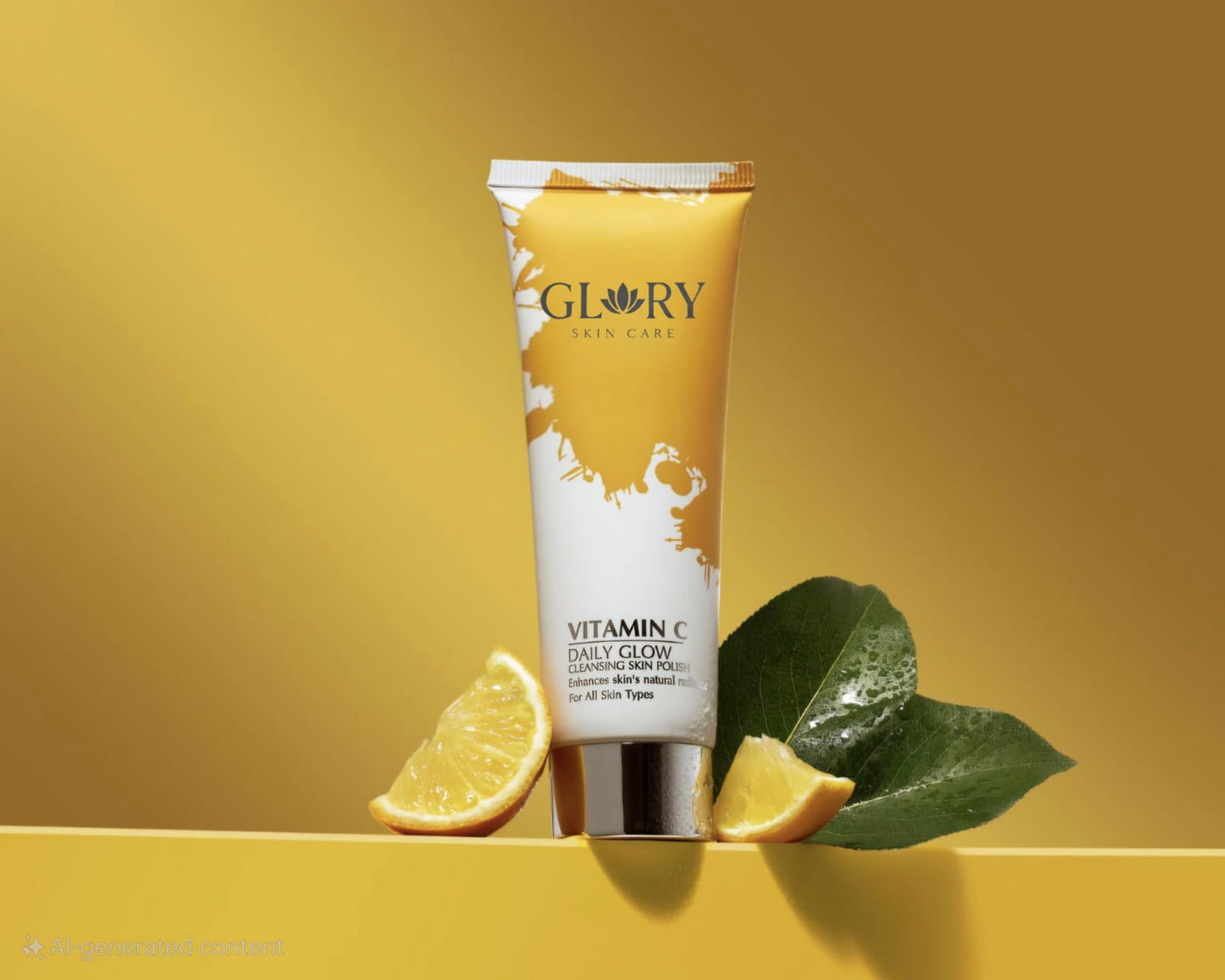 Myglory Vitamin C Face Wash 100ml – Brightening & Deep Cleansing, Removes Dirt & Oil, Gentle on Skin, For All Skin Types"